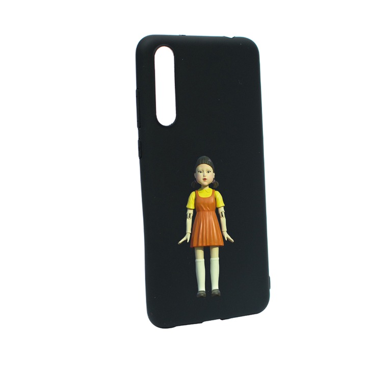 Силиконов калъф, съвместим с OnePlus Nord CE 5G, Squid Game - Doll Girl, устойчивост на износване, противоплъзгащ, B851