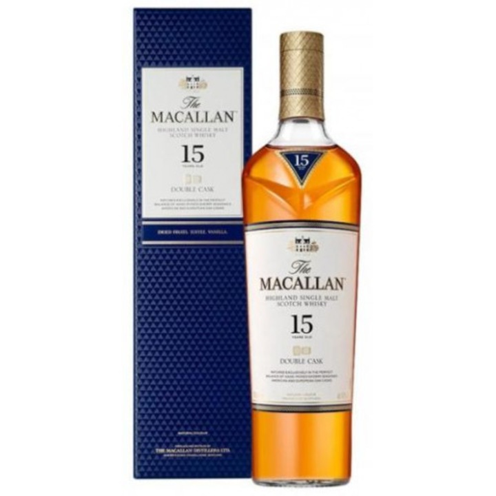 Whisky Macallan 15YO Double Cask, 0.7L, 43%