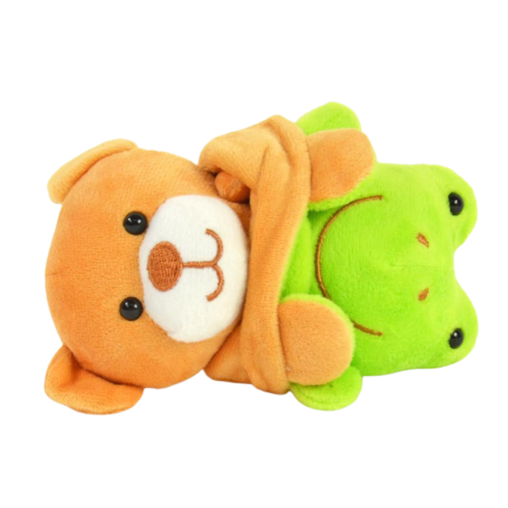 Jucarie de plus urs-broasca, 2 in 1, reversibila, 15 cm – Swappies