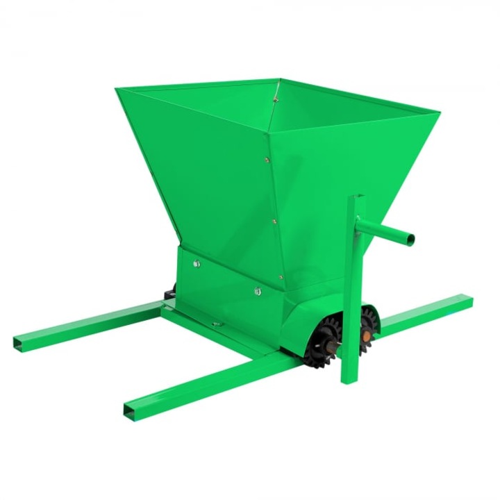 Zdrobitor de struguri Wertcraft, cuva detasabila, cu role din poliamida, 180kg/h