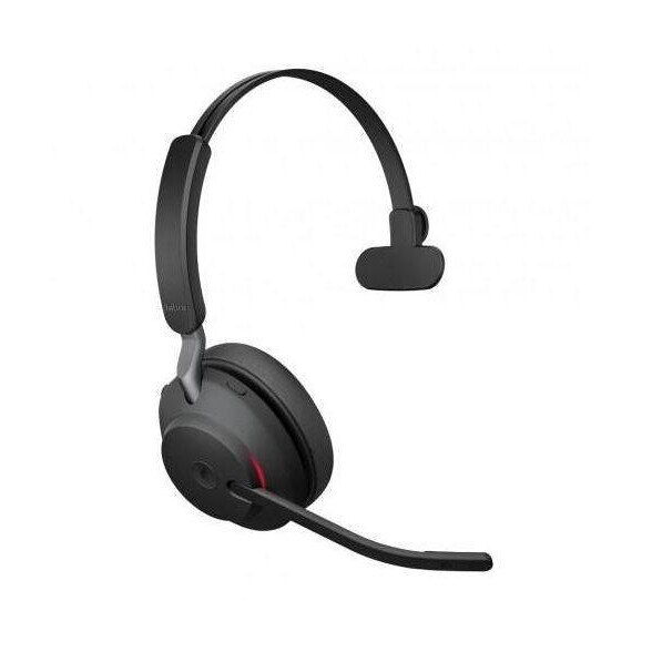 Casti wireless cu microfon Jabra Evolve2 65 MS, USB-A, Monoaural, Negru