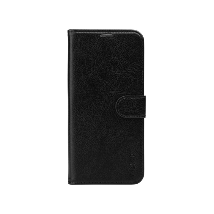 Husa tip carte Fixed Opus pentru Samsung Galaxy S23, Negru