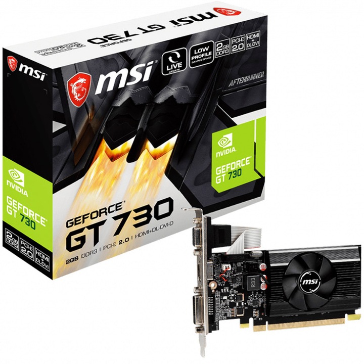 Placa video MSI GeForce® GT 730, 2GB DDR3, 64-bit