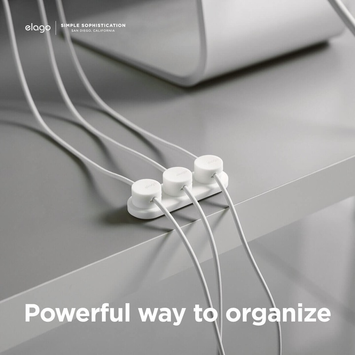Elago Magnet Cable Management Buttons - магнитен органайзер за кабели ...