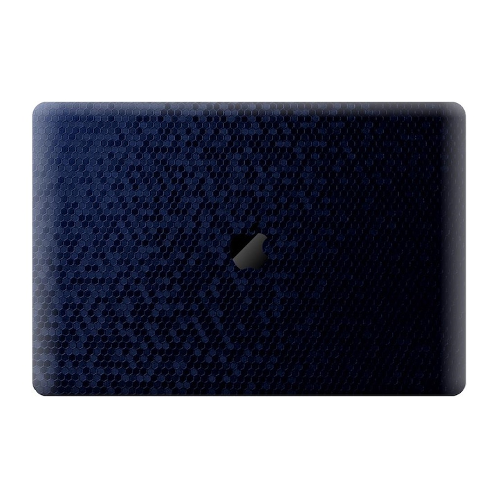Folie Skin, съвместим с Apple MacBook Pro 13 (2020) - Wrap Skin 3D HoneyComb Blue