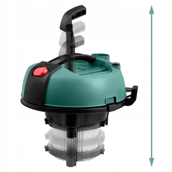 Aspirator multifunctional si practic HM-400, multiple filtre si accesorii, rezervor 20L, furtun de 180 cm, putere nominala 1200W