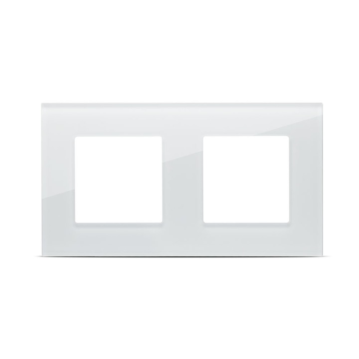 Rama 2P alb, aparataj touch PULSAR NS