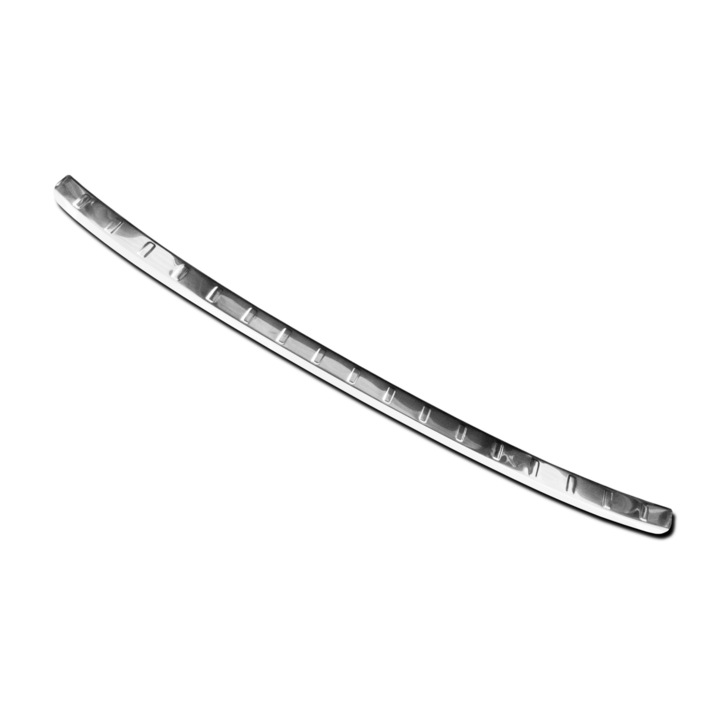 Banda de protectie bara spate argintiu mat pentru compatibil cu Peugeot 208 II 5D 2019- Hatchback