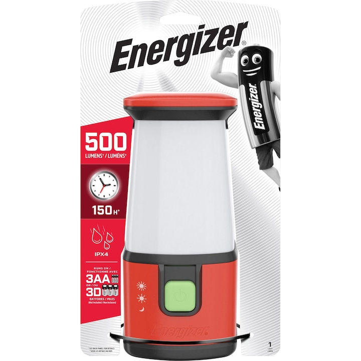 Фенер Energizer, свети на 360 градуса, 500lm