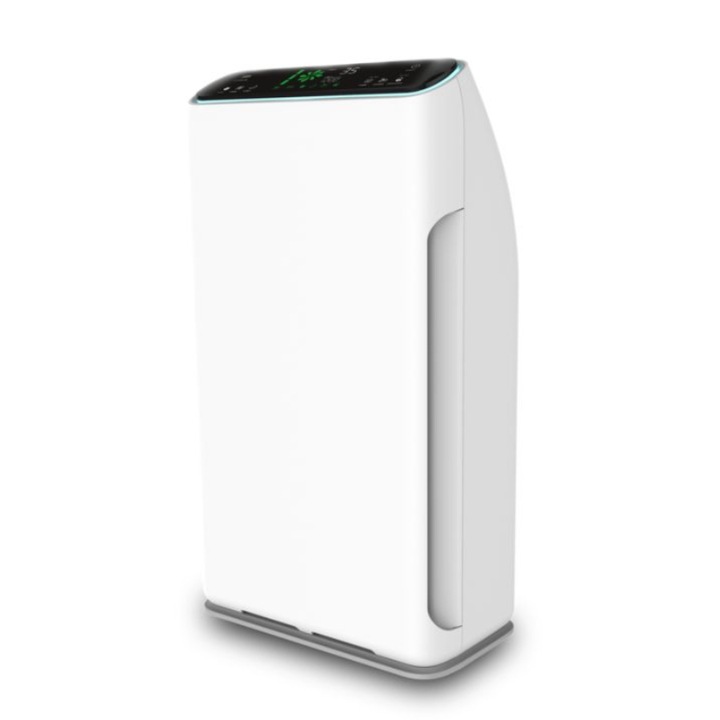 Légtisztító UV-C fénnyel, 80 W, 7 szűrési fokozat, Negatív ionizáció, Távirányító, Fehér