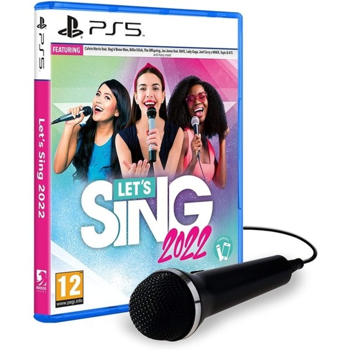 Lets Sing 2022 Single Mic Bundle PlayStation 5 Játékszoftver