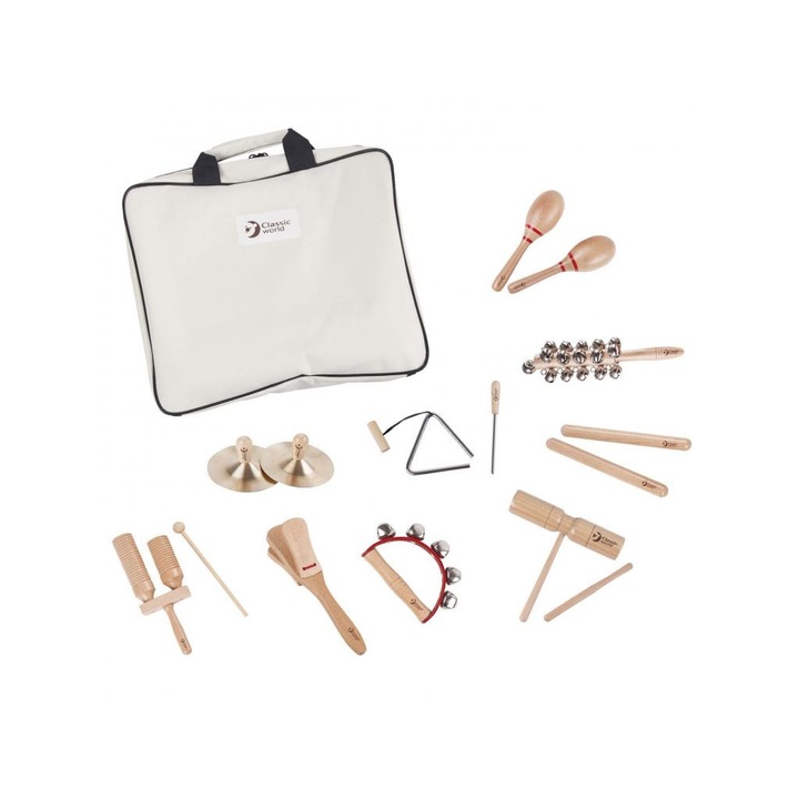 Classic world fa hangszerek táskában - 9 db