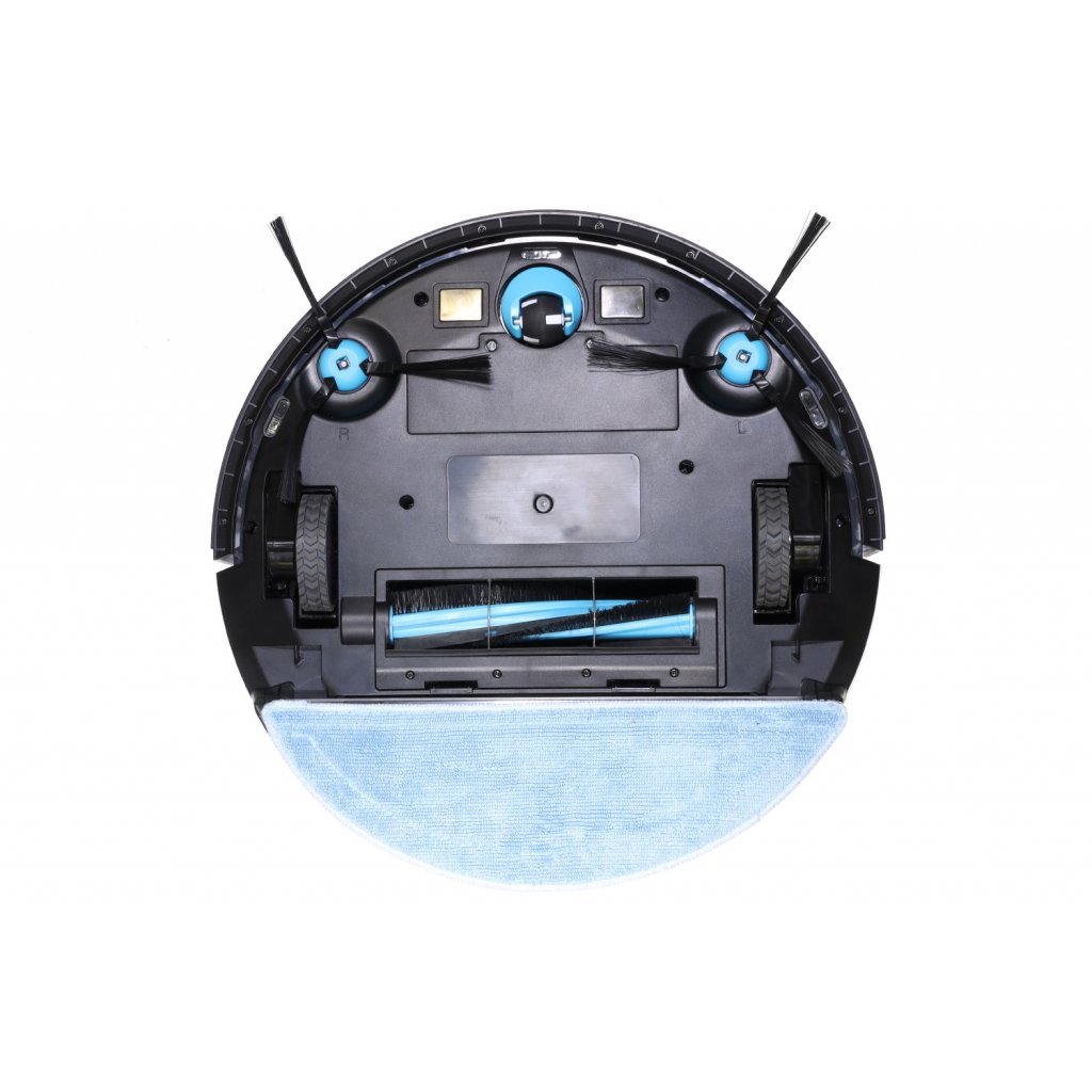 Aspirator robot SALENTE L6 2v1 - Navigatie LiDAR, Vorbeste limba Romana, 3200 mAH, autonomie 3h, 3300 pa, Negru