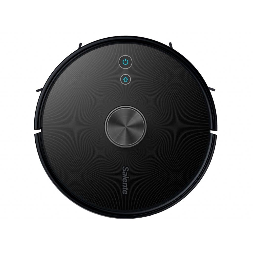 Aspirator robot SALENTE L6 2v1 - Navigatie LiDAR, Vorbeste limba Romana, 3200 mAH, autonomie 3h, 3300 pa, Negru