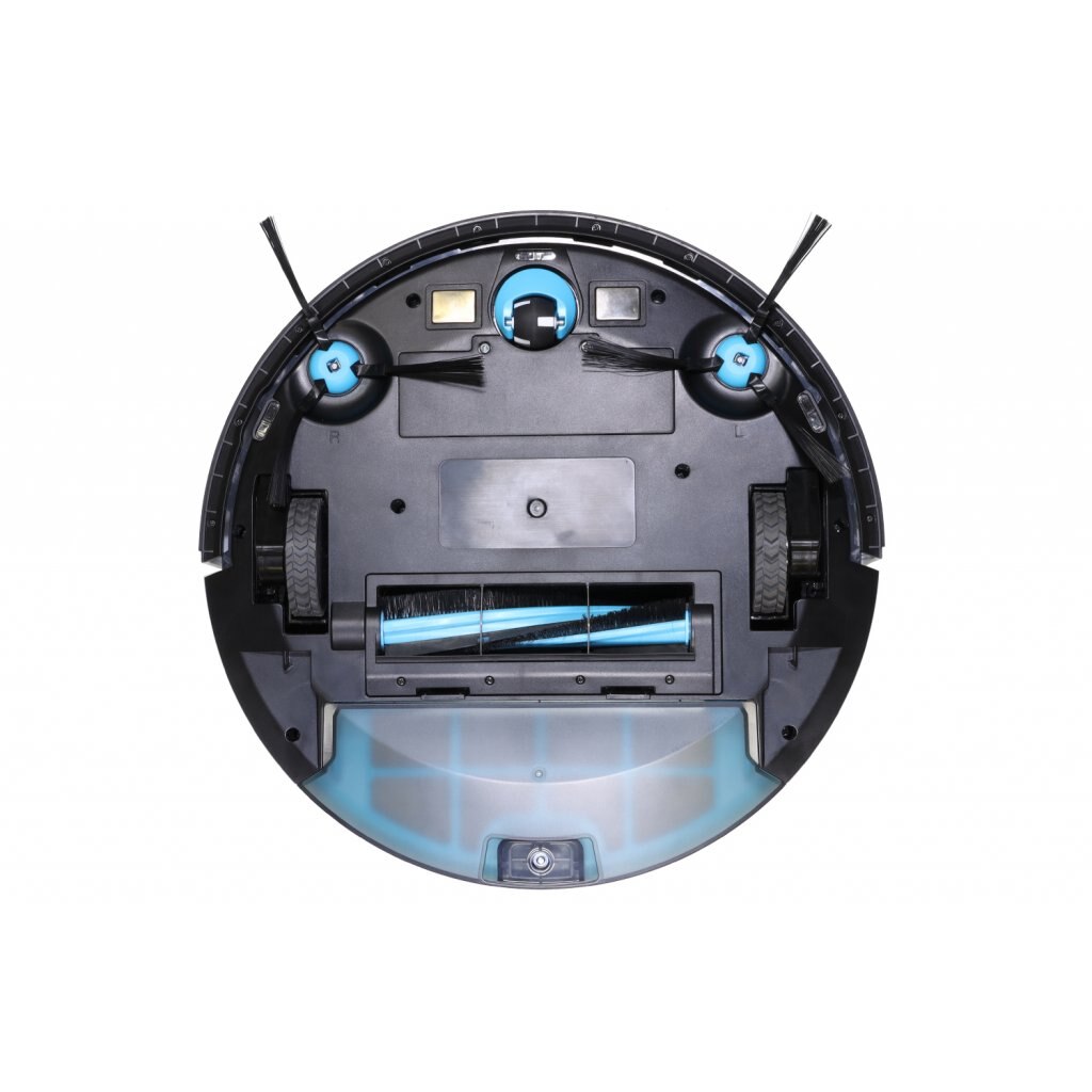 Aspirator robot SALENTE L6 2v1 - Navigatie LiDAR, Vorbeste limba Romana, 3200 mAH, autonomie 3h, 3300 pa, Negru