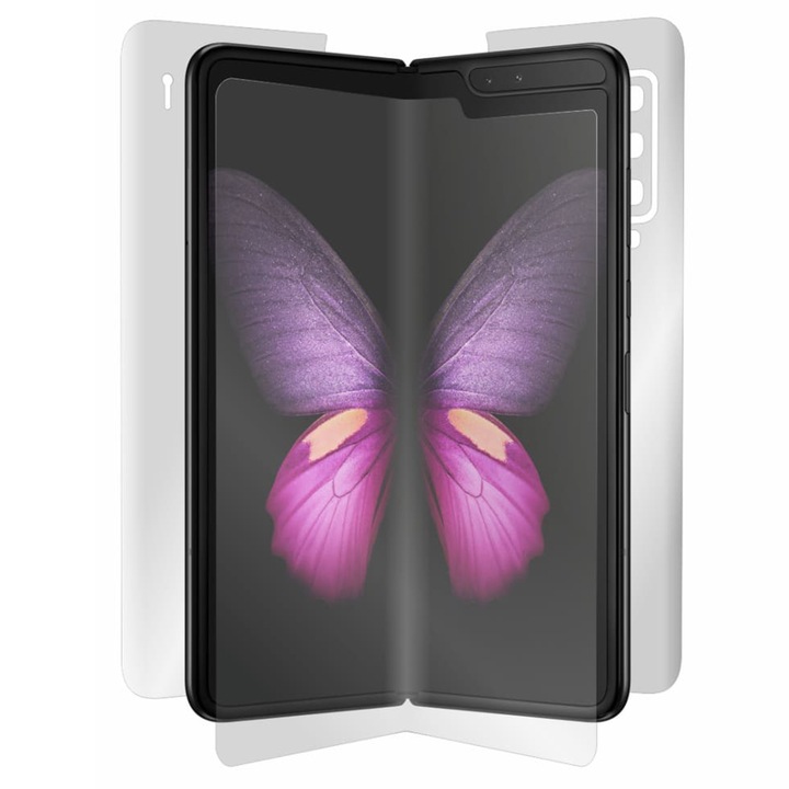 Folie pentru Samsung Galaxy Fold, Ecran Margini Spate, Alien Surface - Transparent