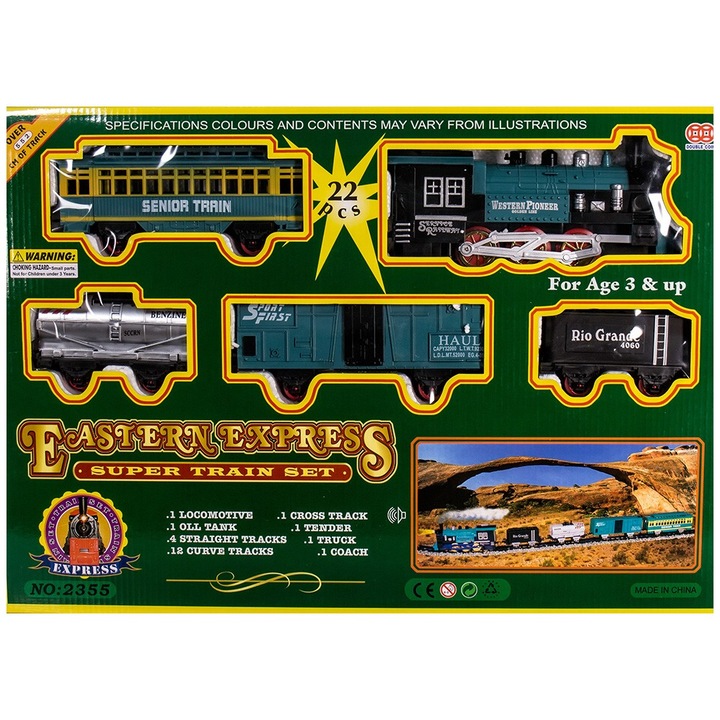 Tren de jucarie, EmonaMall, Multicolor