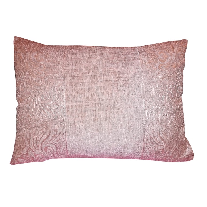 Декоративна възглавница, Casa Bucuriei, Дизайнерски модел, винтидж розово, 40 см x 50 см