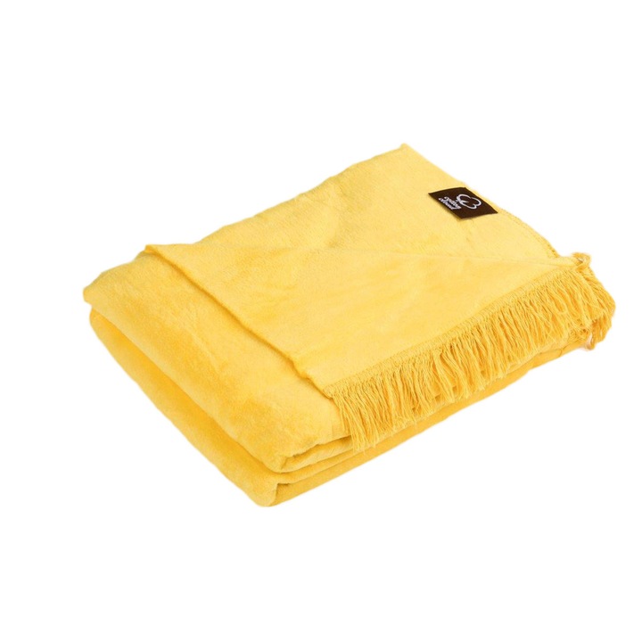 Patura B60/A40, Umipled, Bumbac/Acril/Poliester, 150x200 cm, Galben