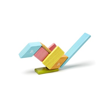 Set 14 piese din lemn magnetic, Tegu Set 14 piese din lemn magnetic, Tegu