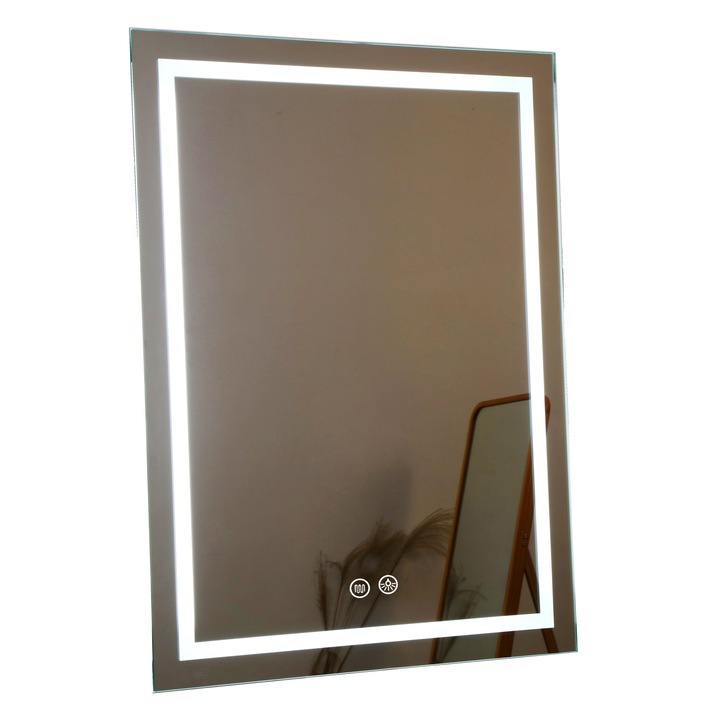 Огледало с LED осветление и подгрев Elana C013, 50 см / 70 см