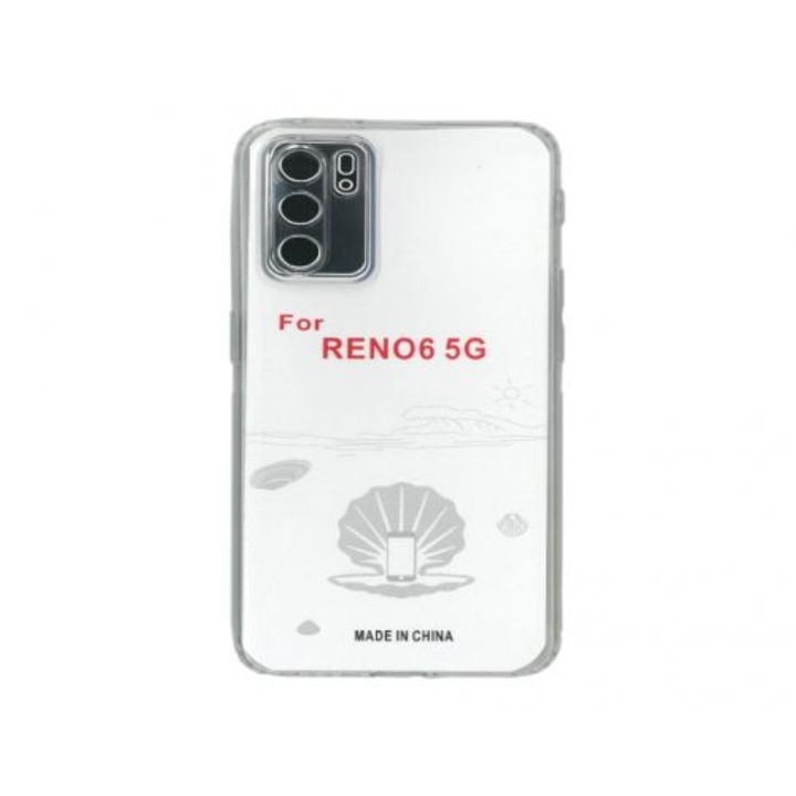 Прозрачен силиконов капак, съвместим с Oppo Reno 6 5G, TELGORBCS