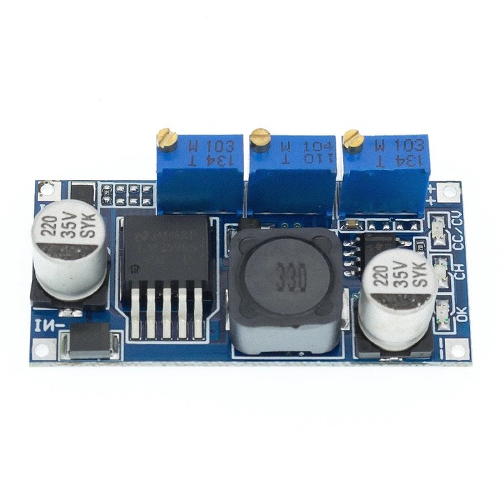 Modul DC-DC Step Down LM2596 cu 3 potentiometre
