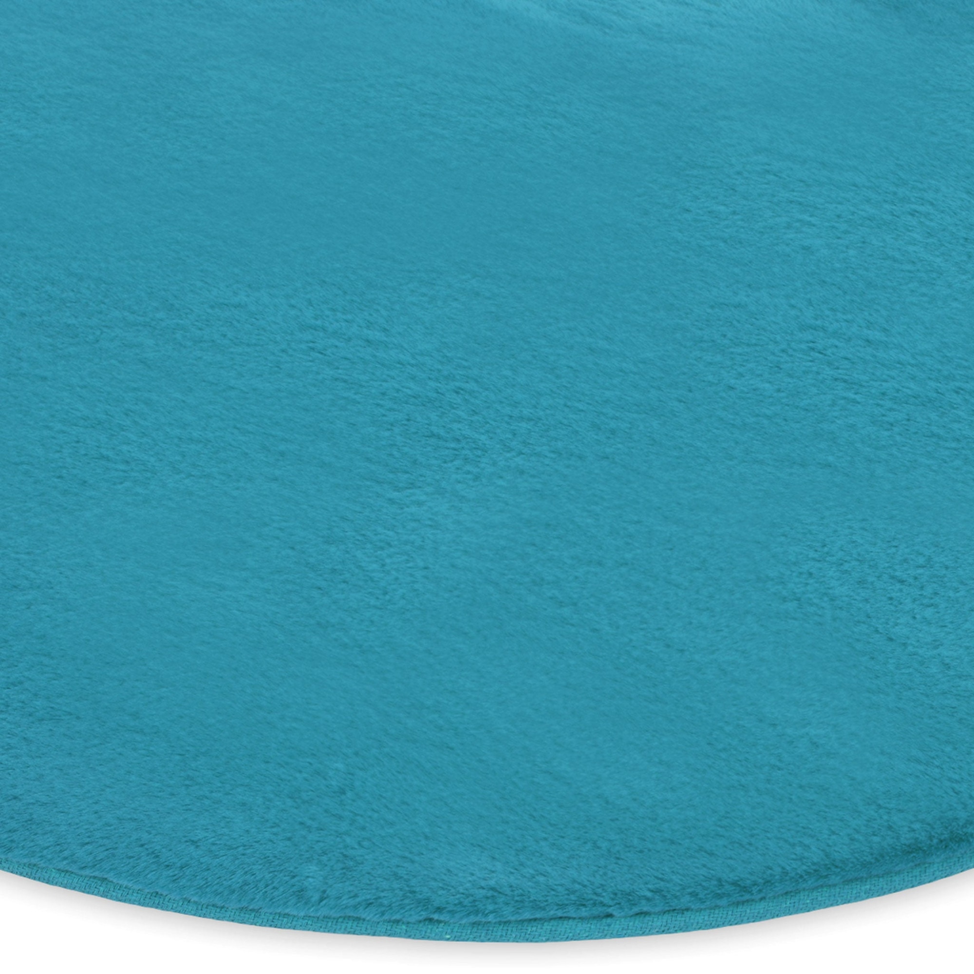 Covor Romantic 120cm rotund turquoise - eMAG.ro