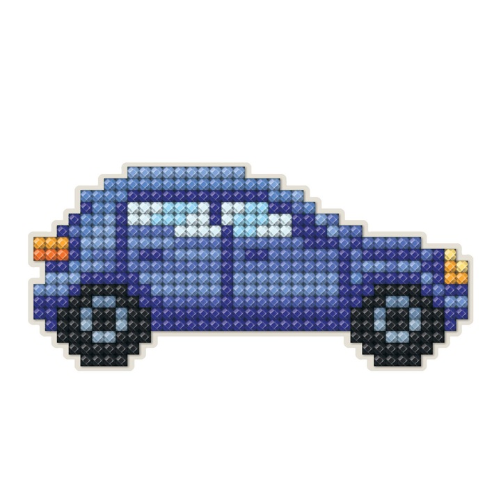 Диамантен гоблен Collection DArt с магнит Кола - 9,5 см, квадратни кристали