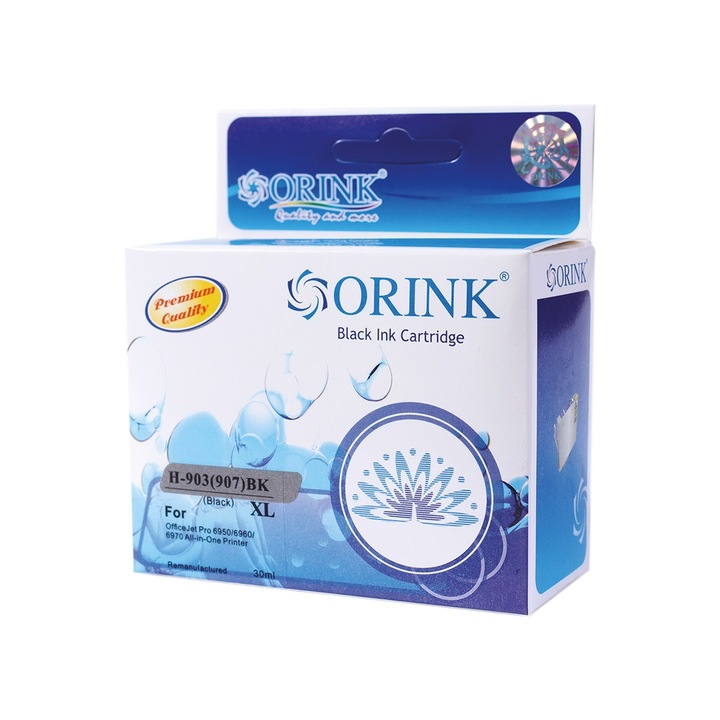 Cartus de cerneala HP 903XL/T6M15AE negru ORINK