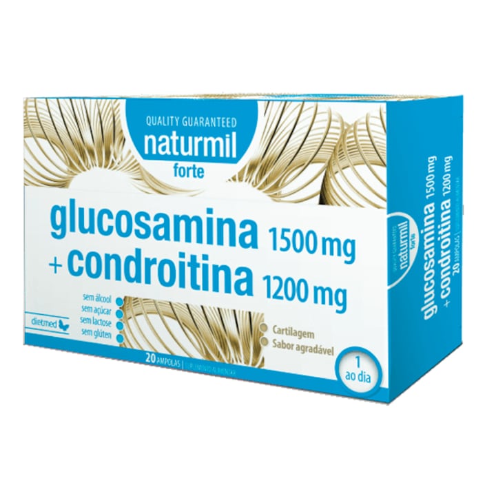 Glucosamin + Chondroitin, Naturmil, 15 ml x 20 flacoane