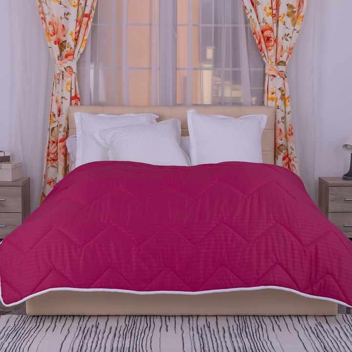 Pilota lana damasc policoton 140 x 210 cm, Pucioasa, Visiniu