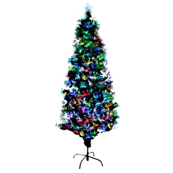 Brad fibra optica eNoelle, verde, 120cm Brad fibra optica eNoelle, verde, 120cm