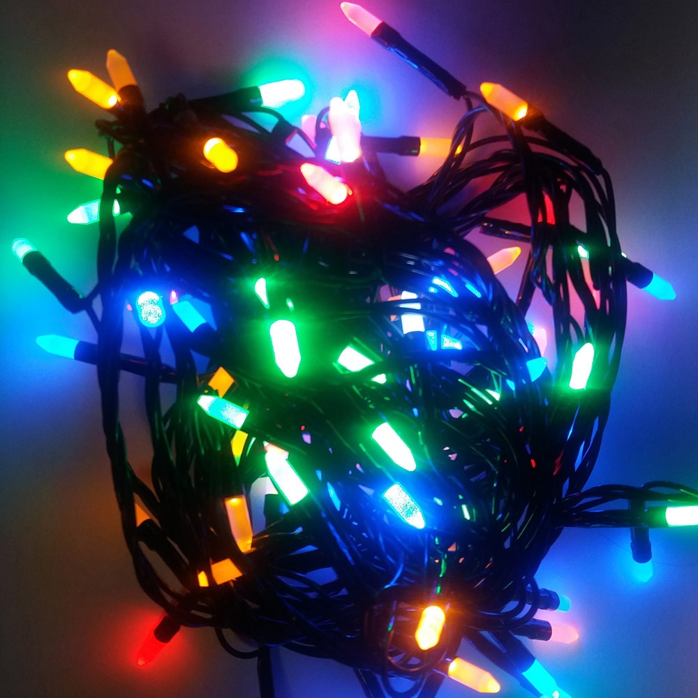 Instalatie 50 LED-uri mate eNoelle, lumina multicolora