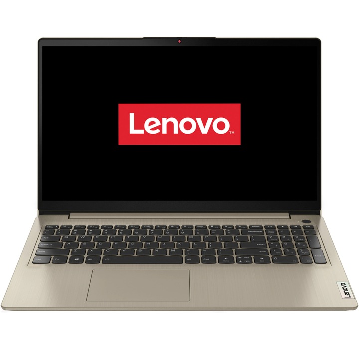 Lenovo Ideapad 3 15ALC6 15,6" FullHD laptop, AMD® Ryzen™ 5 5500U, 8GB, 512GB SSD, AMD® Radeon™ Graphics, Windows® 11 Home S, Magyar billentyűzet, Barna