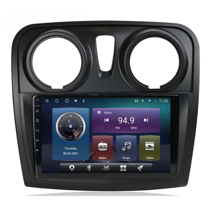 Navigatie dedicata Dacia Sandero Logan2012-2020 C-sandero Octa Core cu Android Radio Bluetooth Internet GPS WIFI 4+32GB