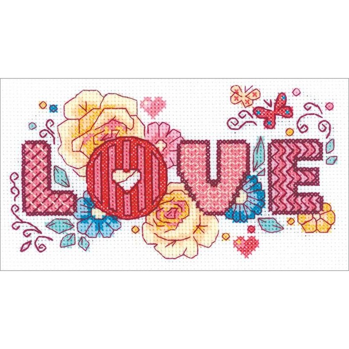 Set Love, RIOLIS, Bumbac, Multicolor