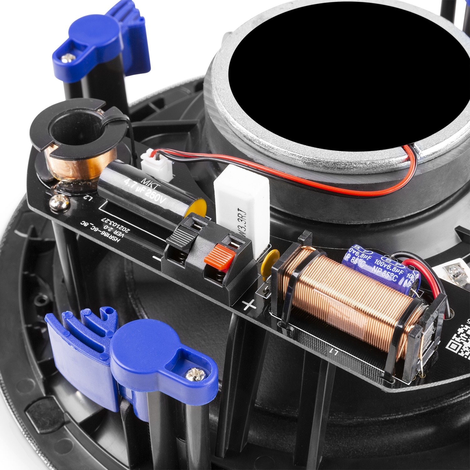 Difuzor incastrabil tavan, 2 cai, 40W RMS, 8", negru, Power Dynamics NCSS8B