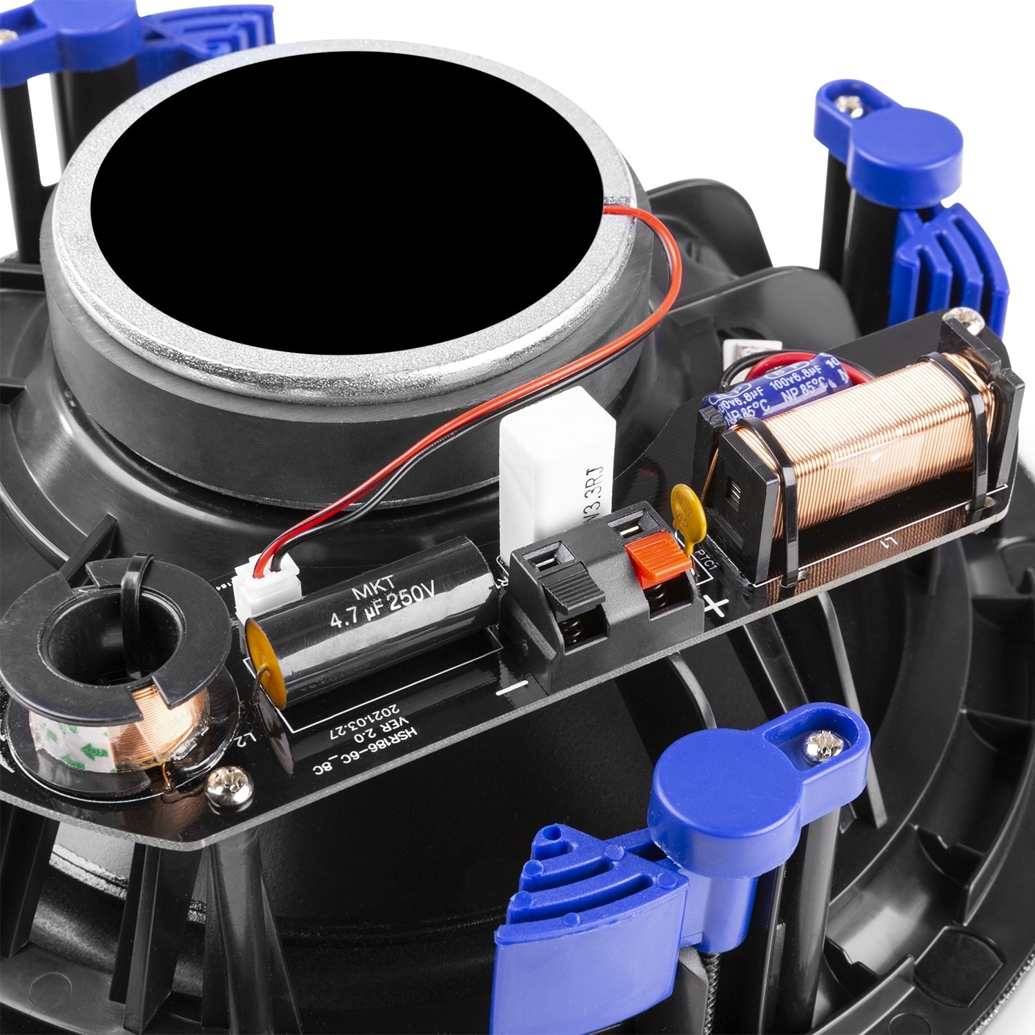 Difuzor incastrabil tavan, 2 cai, 40W RMS, 8", negru, Power Dynamics NCSS8B