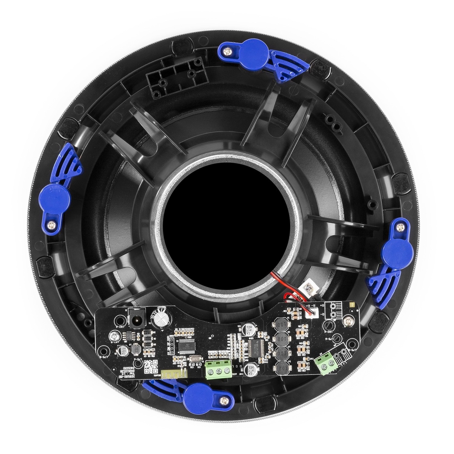 Set de 2 difuzoare amplificate incastrabile, 2 cai, 40W RMS, 5.25", Bluetooth, alb, Power Dynamics NCBT5