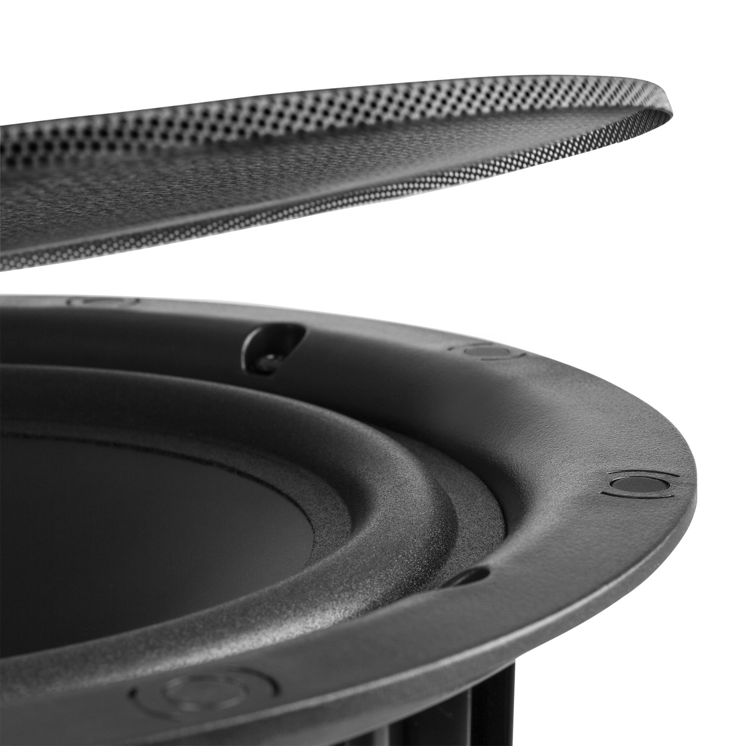 Set de 2 difuzoare amplificate incastrabile, 2 cai, 80W RMS, 8", Bluetooth, negru, Power Dynamics NCBT8B