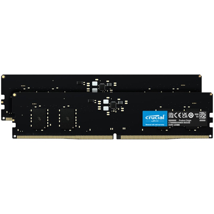 Memorie Crucial, 64GB DDR5, 4800MHz CL40, Dual Channel Kit