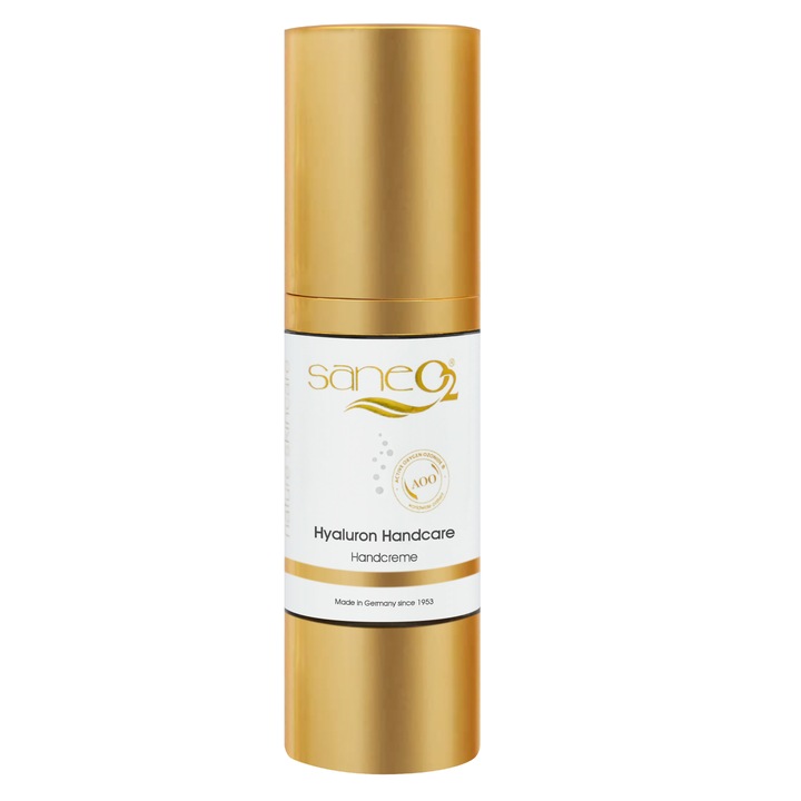 SaneO2 kézkrém, mandulaolaj, E-vitamin, aloe vera, 30 ml