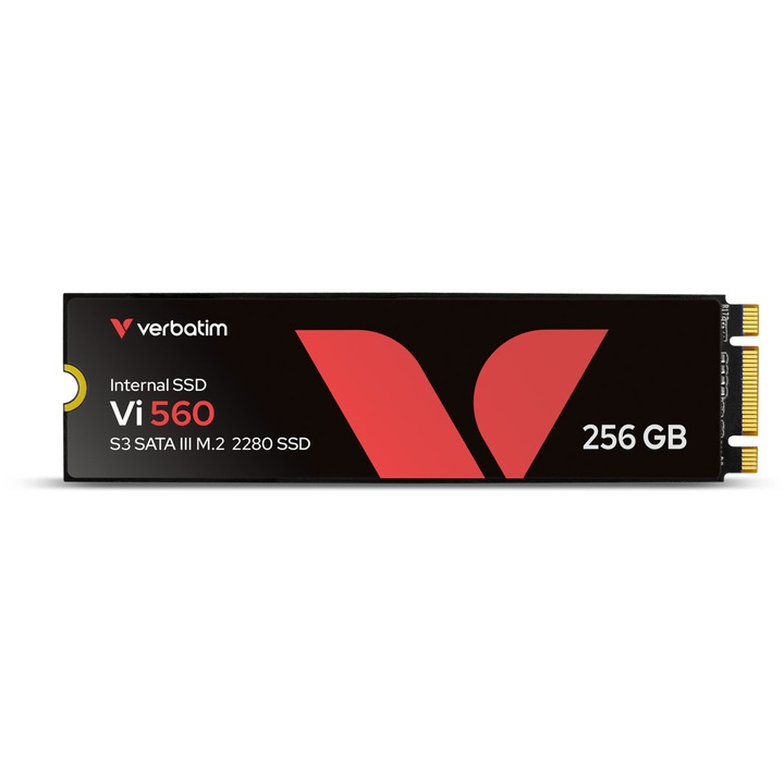 Solid State Drive (SSD) Verbatim Vi560 S3, 256GB, SATA III, M.2. 2280