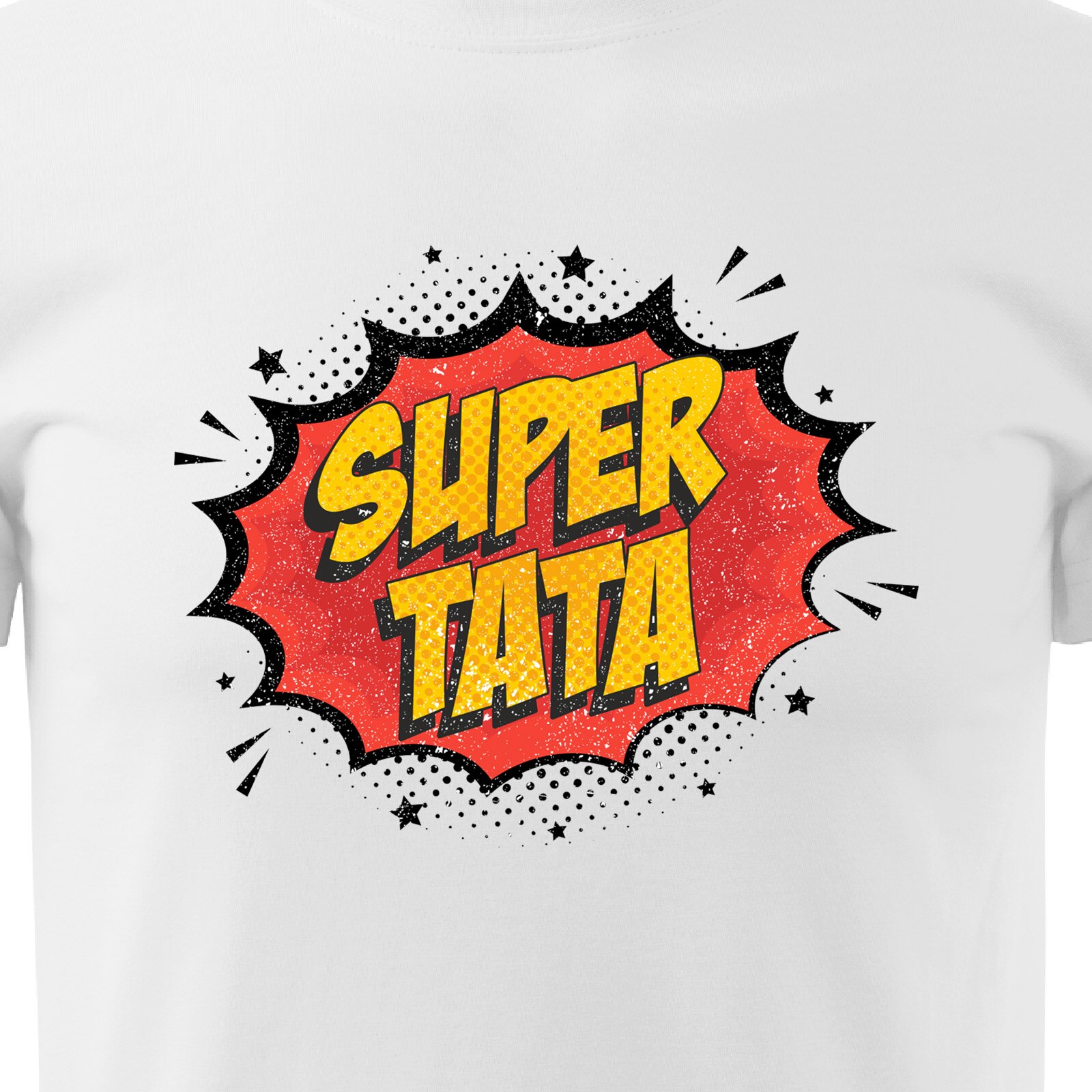 Tricou Pentru Tata Alb Super Tata Marime 2xl Emagro