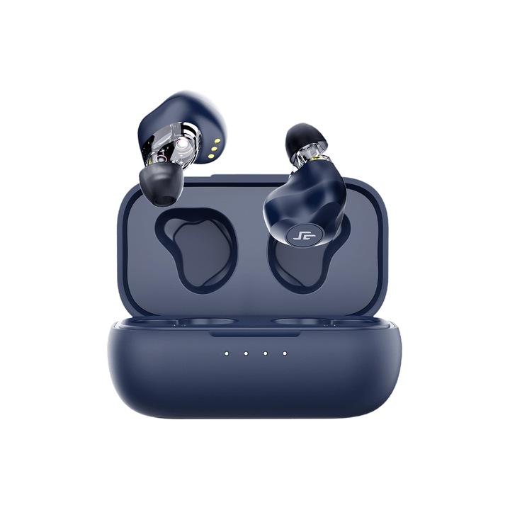 Bluetooth Fulhallgato True Wireless Crossbeats EVOLVE Midnight Blue Gombos Vezerles Bluetooth 5.0 USB C eMAG.hu