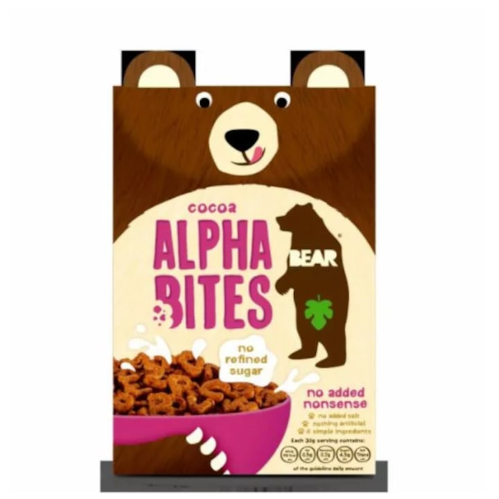 Multicereale Alphabites cu cacao Urban Fruit, 350 g