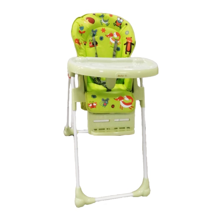 Asztali szék fiúknak 15 KG BabyCare CC-124, zöld