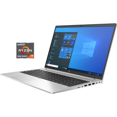 Лаптоп HP ProBook 455 G8, 3A5H4EA#AKS.250SSD, 15.6", AMD Ryzen 7 5800U (8-ядрен), AMD Radeon Graphics, 16 GB 3200MHz (1x16GB) DDR4, Сребрист