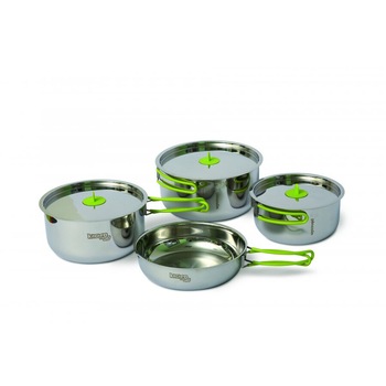 Set vase Pinguin Trio Steel L Set vase Pinguin Trio Steel L